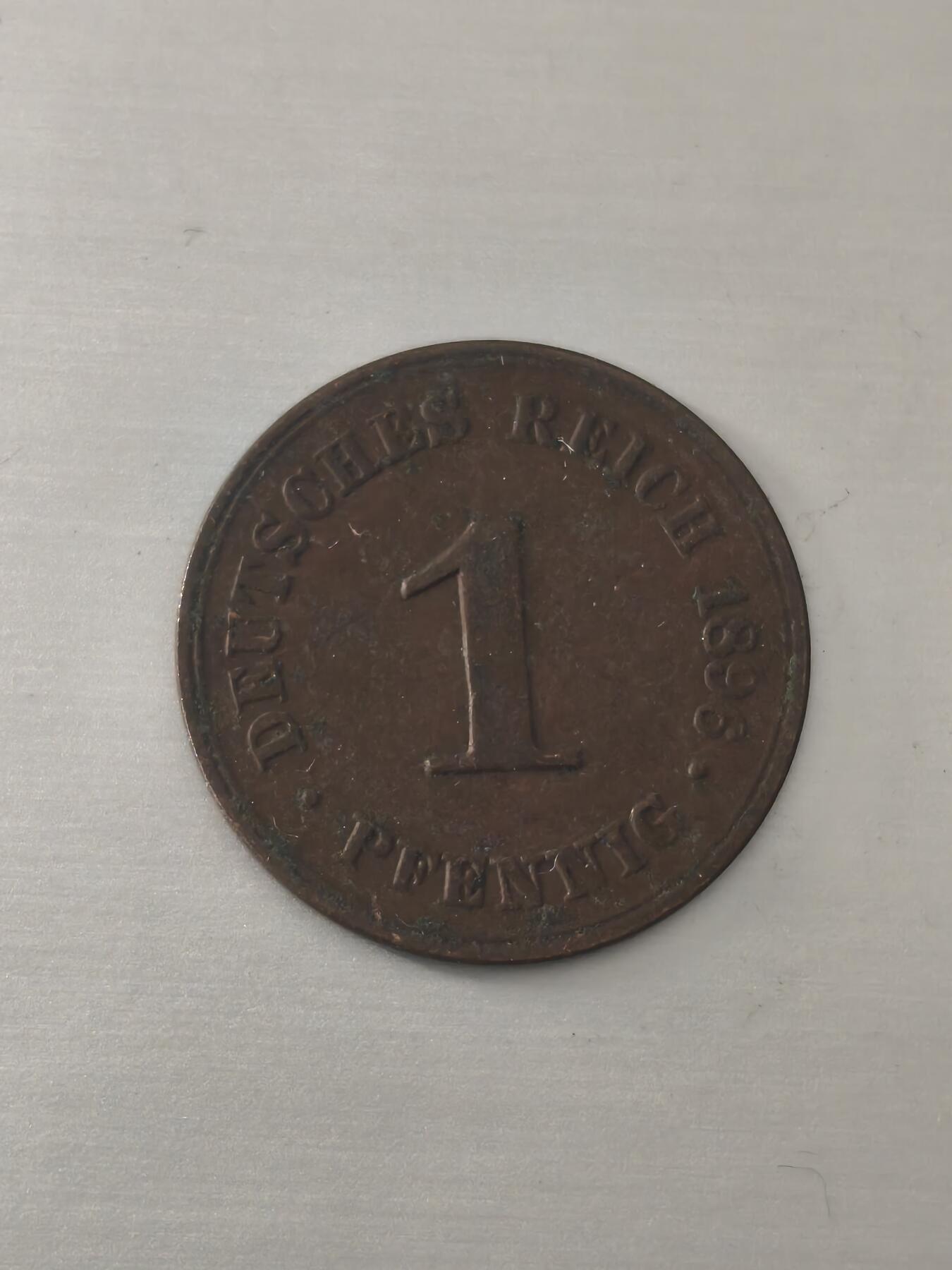 Krab外币市集Vol.7 德国1896年1芬妮