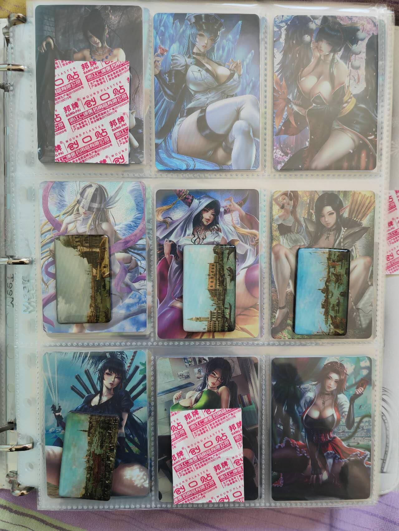 阳大大卡牌超级大甩拍第46期（周五晚上八点半截拍，持续收拍品，进群福利早知道） 【艺术卡】次元鉴赏 卡背内容更劲爆 妹卡36张