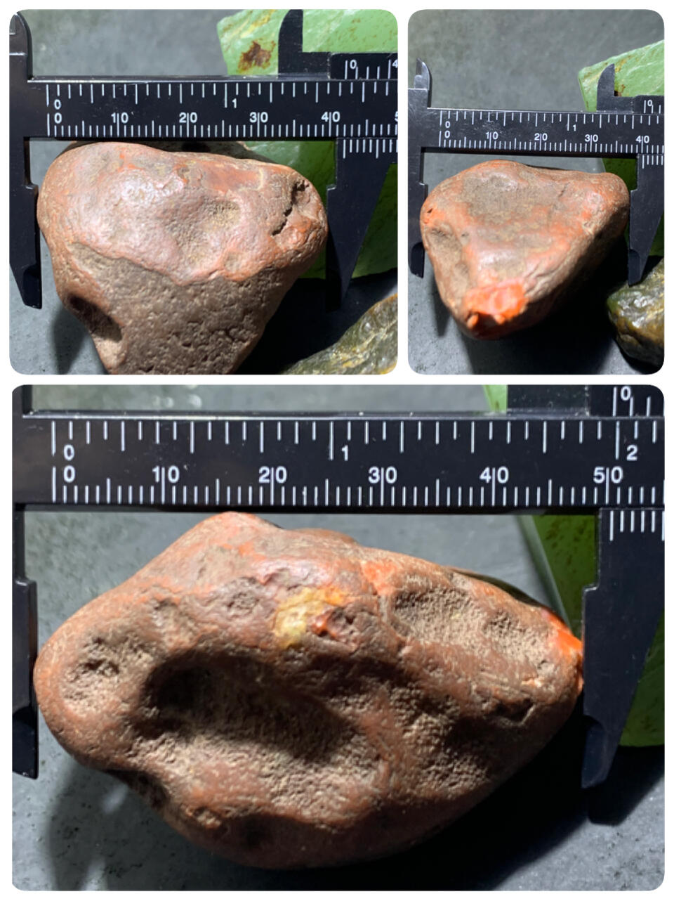 精美川料铁红皮开窗料红白肉南红玛瑙原石一颗