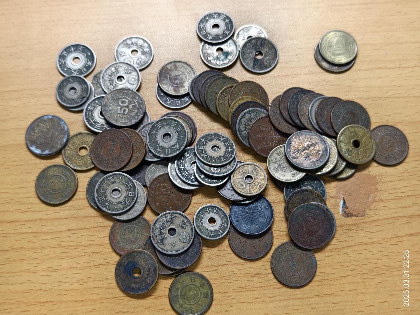 思丞收藏新店开张　散币第6场 0元起拍 可预留 日本大正昭和时期铜，镍币随机10枚-1