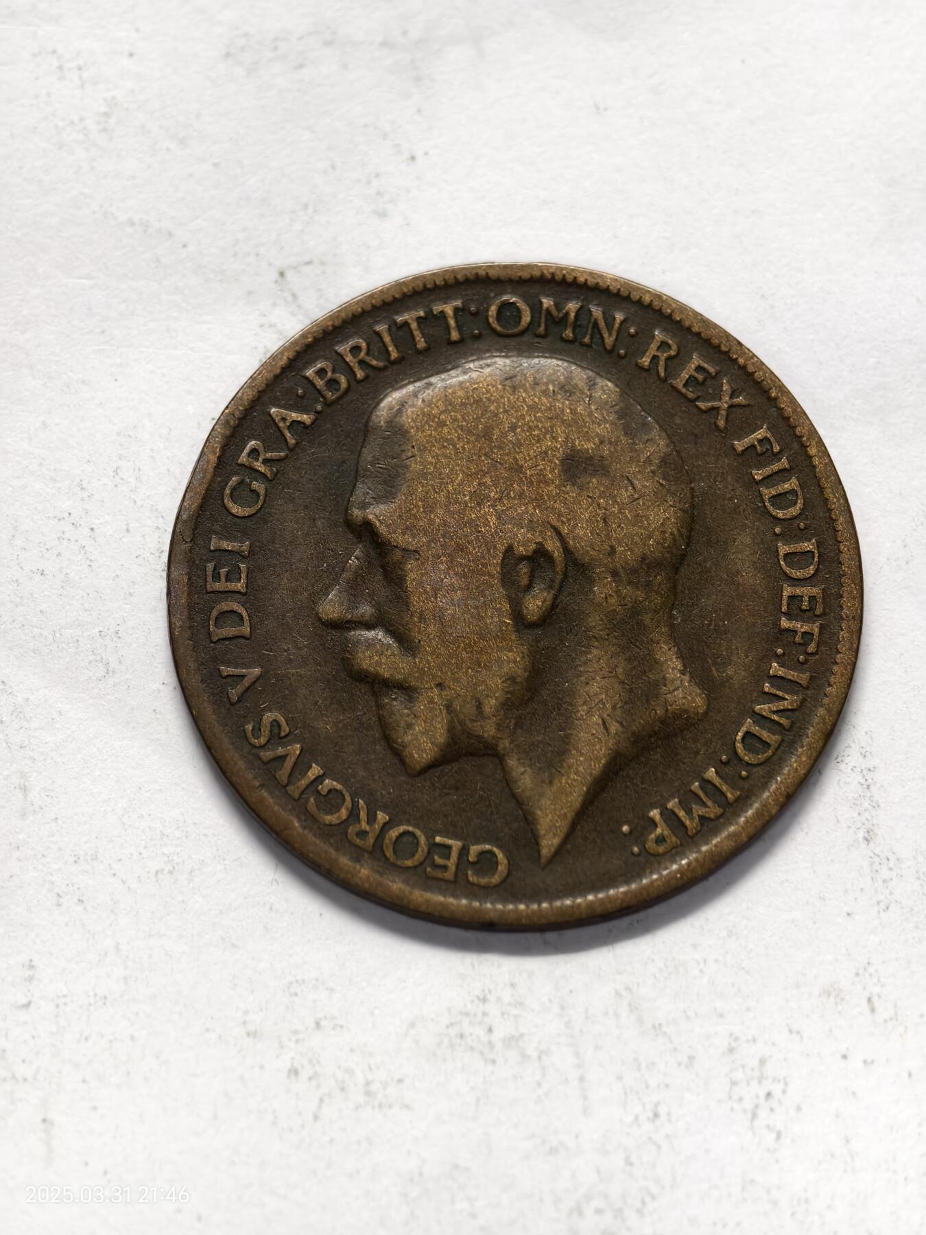 思丞收藏新店开张　散币第6场 0元起拍 可预留 英国1917-1便士