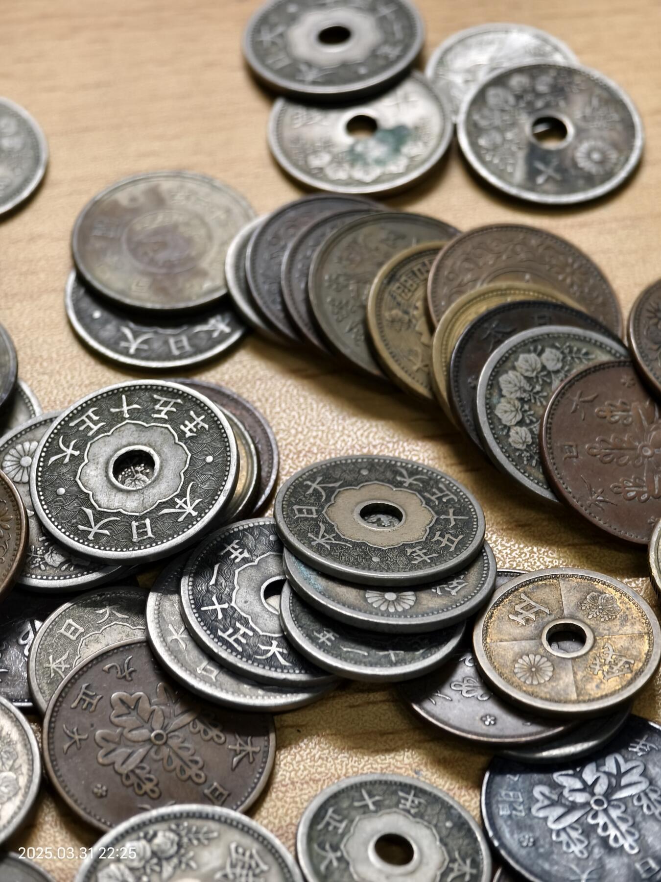 思丞收藏新店开张　散币第6场 0元起拍 可预留 日本大正昭和时期铜，镍币随机10枚-1