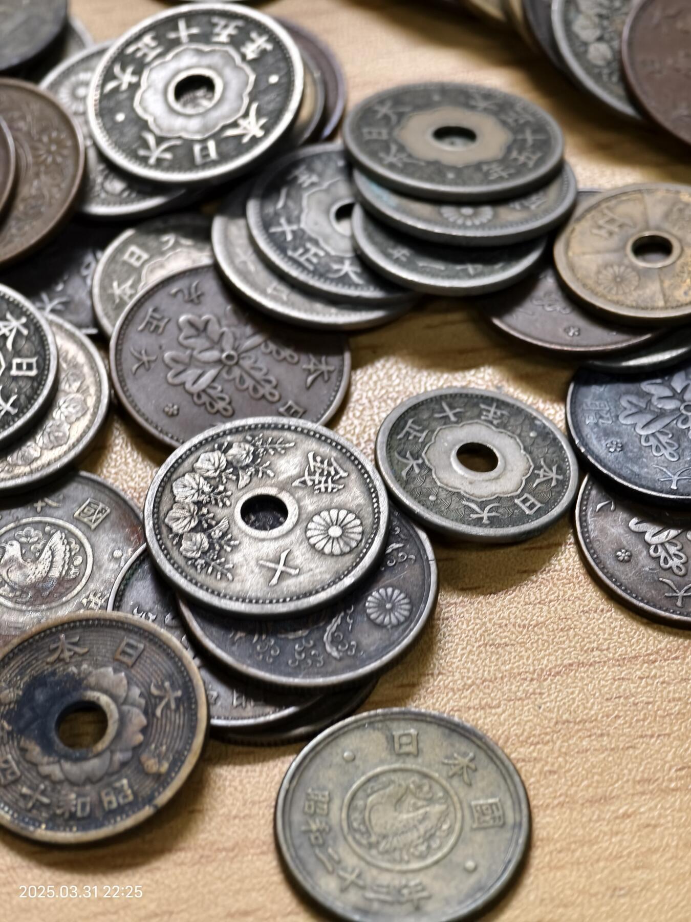 思丞收藏新店开张　散币第6场 0元起拍 可预留 日本大正昭和时期铜，镍币随机10枚-1