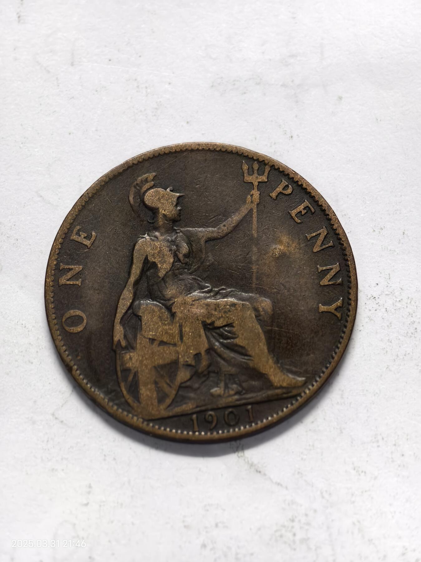 思丞收藏新店开张　散币第6场 0元起拍 可预留 英国1901-1便士