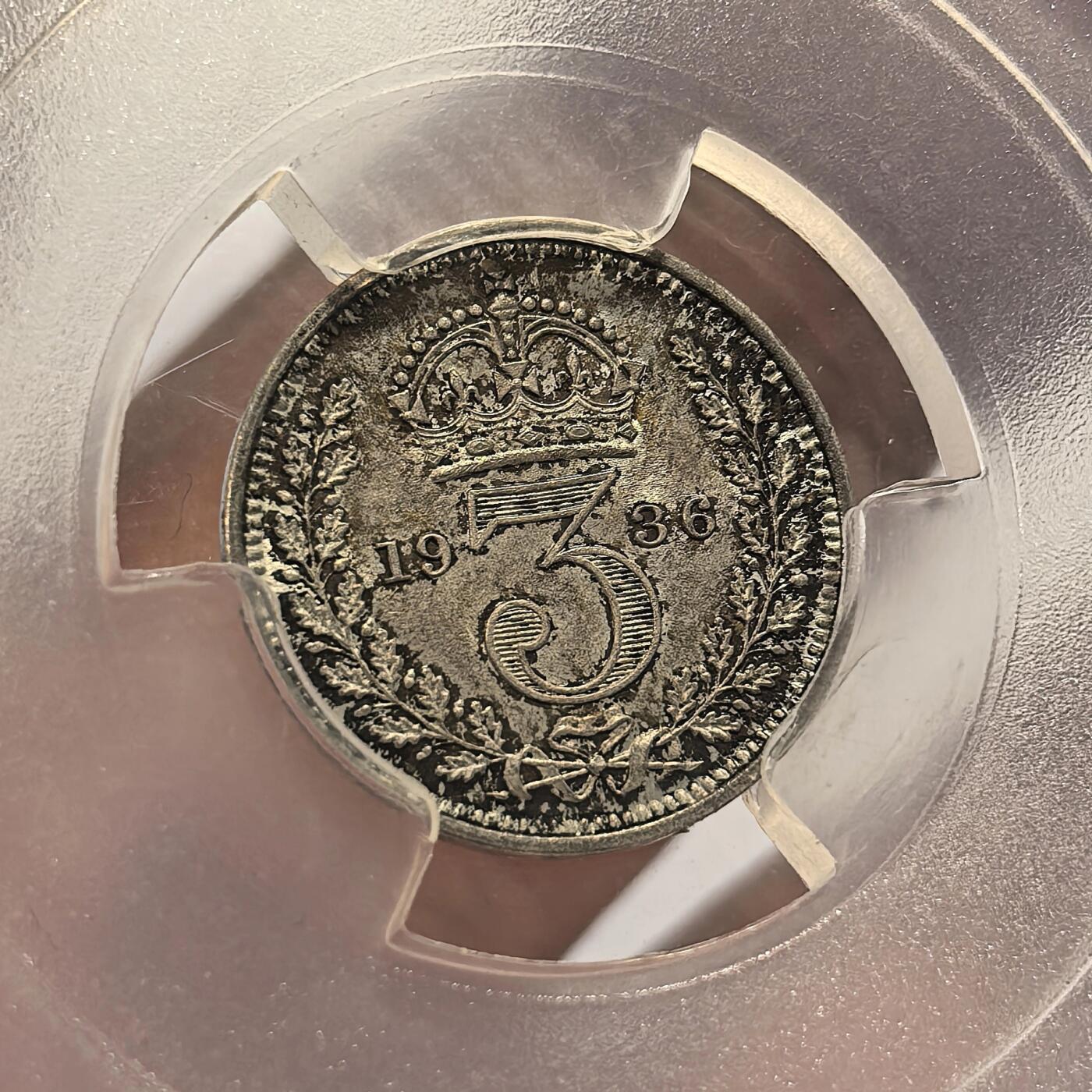 博洋堂世界钱币拍卖第117期（全场包邮） PCGS PL64-65 英国1936年乔五濯足币一套，key-date。