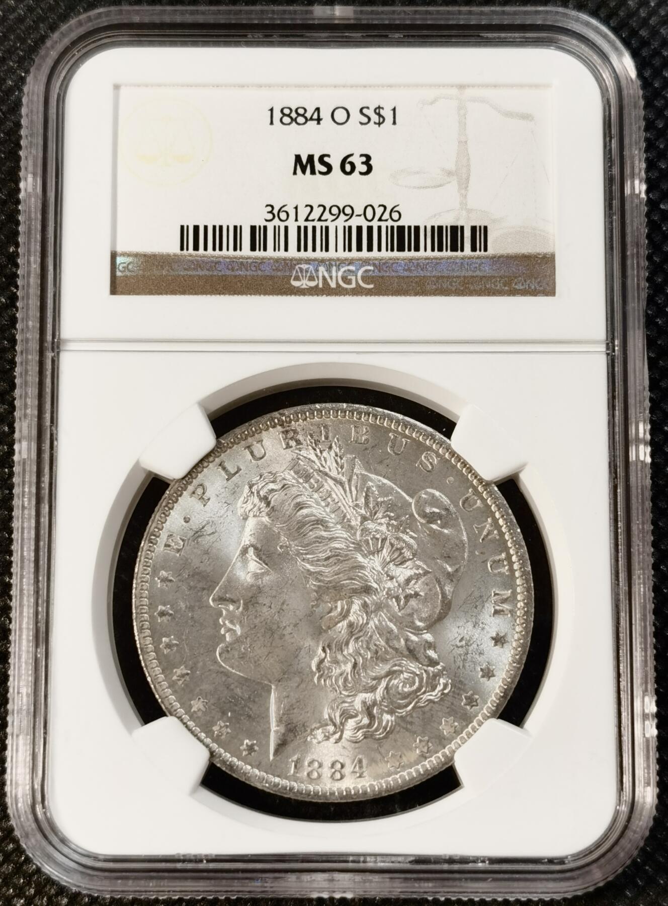 “银华永恒·摩根之光” 甄臻铺-摩根专场（第11期）送拍享返佣金等优惠多多 NGC-MS63 1884年O版摩根