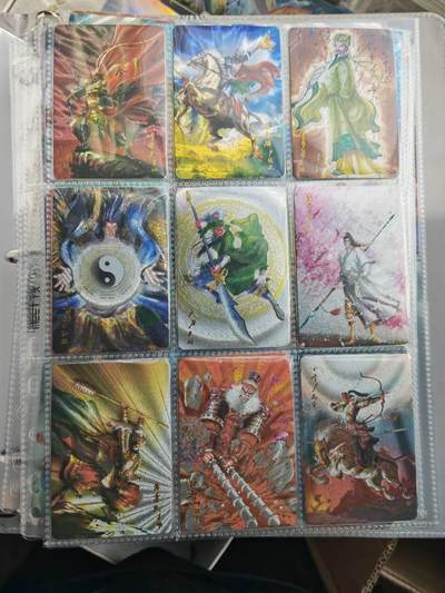 阳大大卡牌拍卖第84期（持续收拍品，周六晚上九点截拍，进群福利早知道） - 【粗闪套】昆仑万象 权迎东 水浒英雄传 基础108➕特卡31张