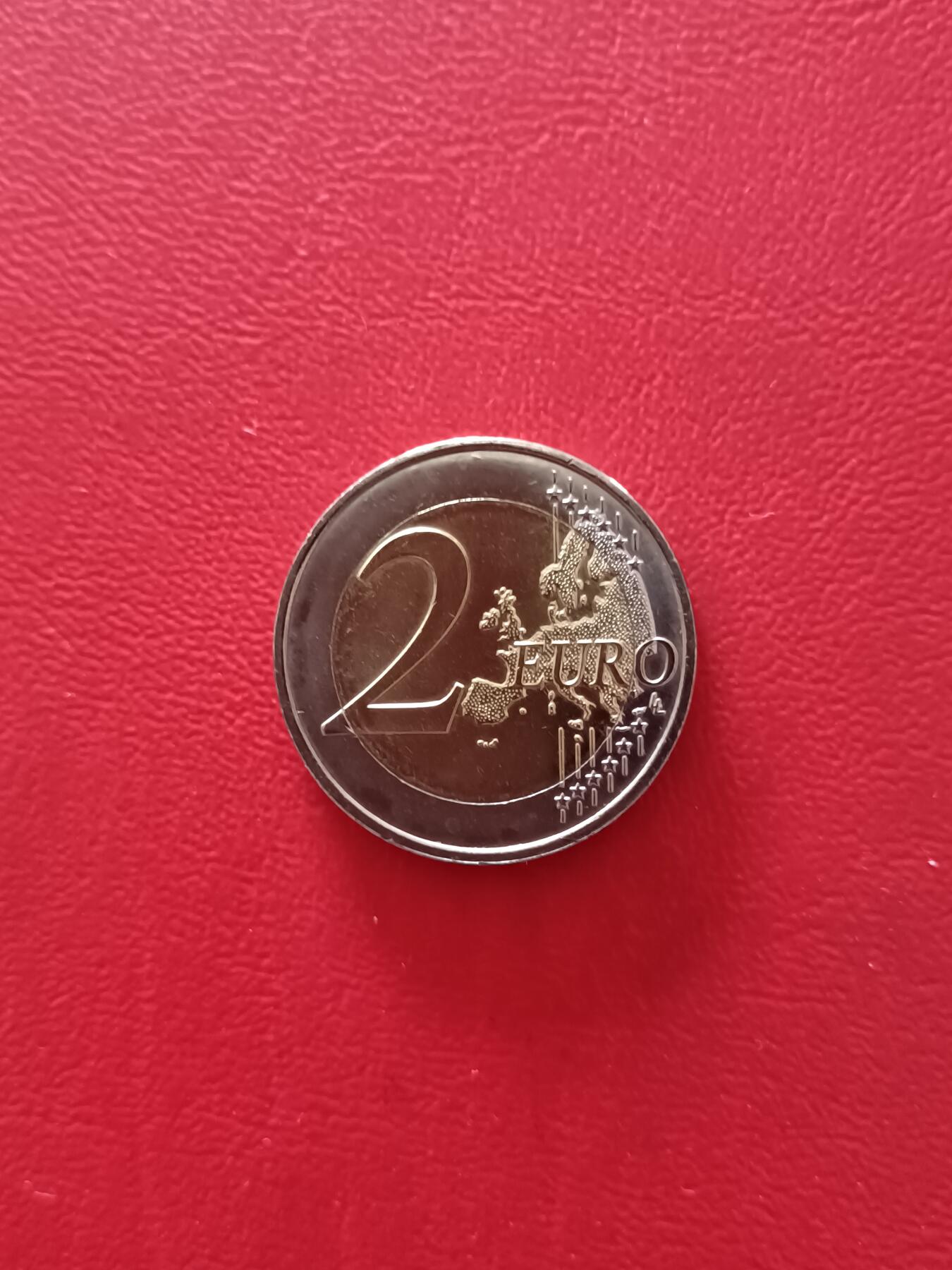 摩纳哥2013年入联20周年2E纪念币，原光卷拆品，详见图片，按图发货。