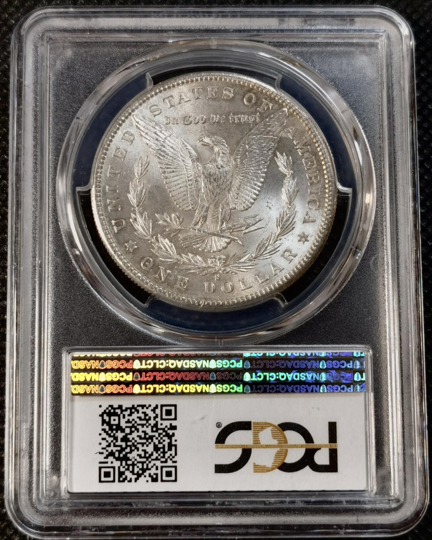 “银华永恒·摩根之光” 甄臻铺-摩根专场（第11期）送拍享返佣金等优惠多多 PCGS-MS65 1881年S版摩根，地板类精致