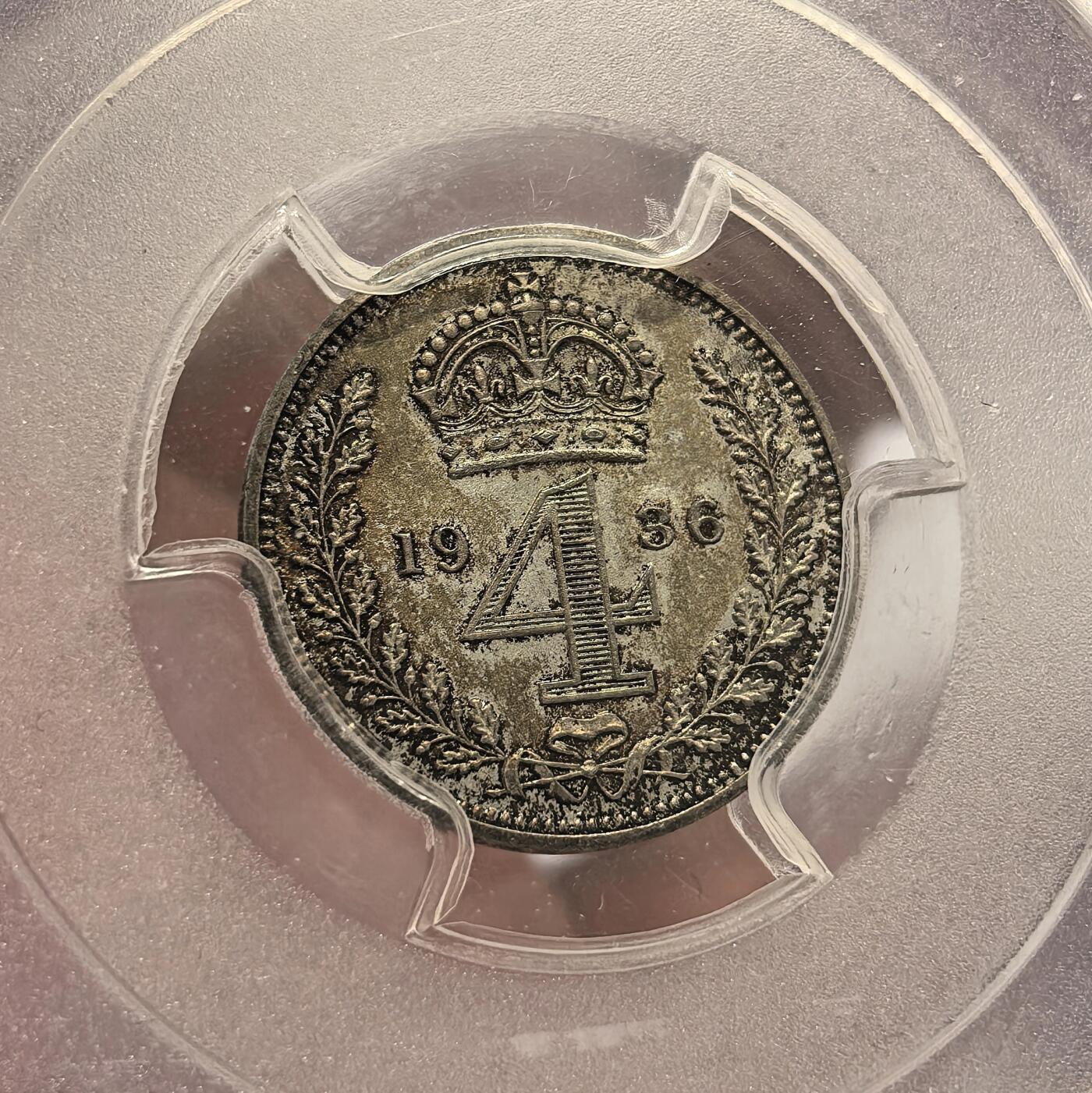 博洋堂世界钱币拍卖第117期（全场包邮） PCGS PL64-65 英国1936年乔五濯足币一套，key-date。