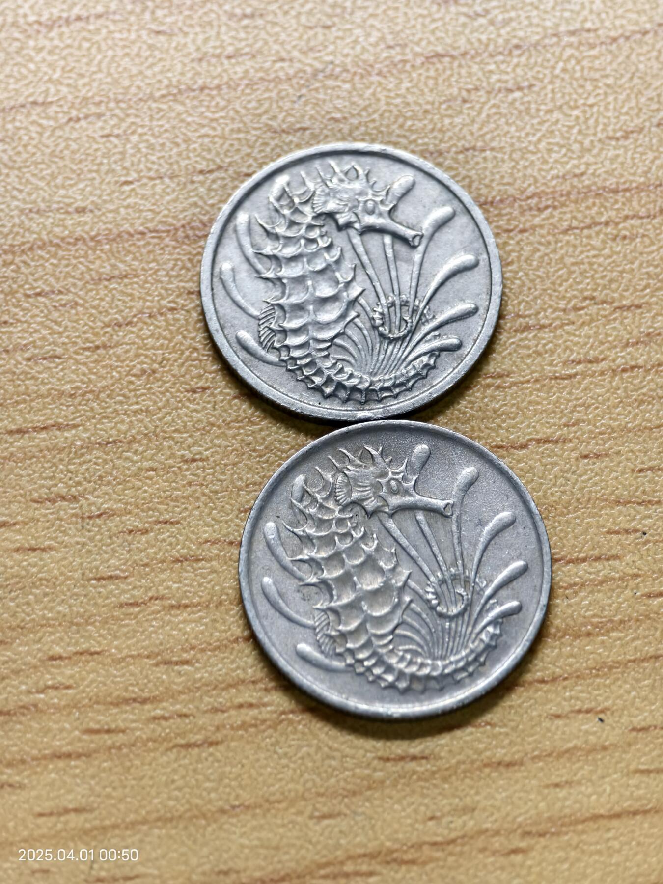 思丞收藏新店开张　散币第6场 0元起拍 可预留 新加坡两枚