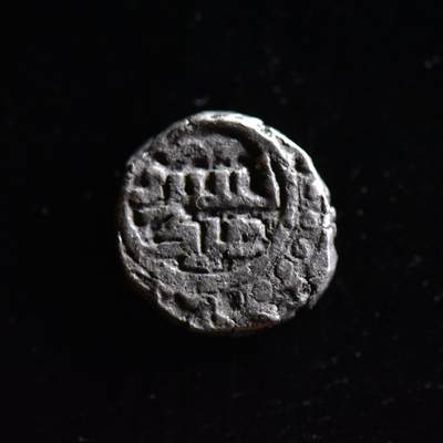 【良泉】第三十一期，5月1日晚结束，古希腊 古罗马 古波斯 丝绸之路古代钱币100组 - 【少见】公元1160–1186年【伽色尼王朝】最后一位苏丹胡斯劳·马利克“无弯月版”吉塔尔银币，2.61克