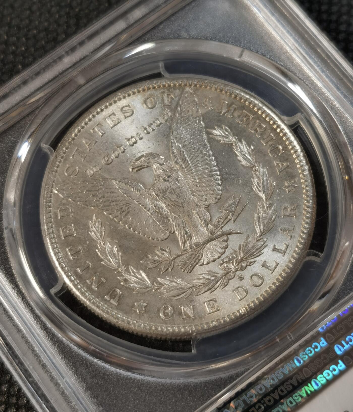 “银华永恒·摩根之光” 甄臻铺-摩根专场（第11期）送拍享返佣金等优惠多多 PCGS-MS65 1881年S版摩根，地板类精致