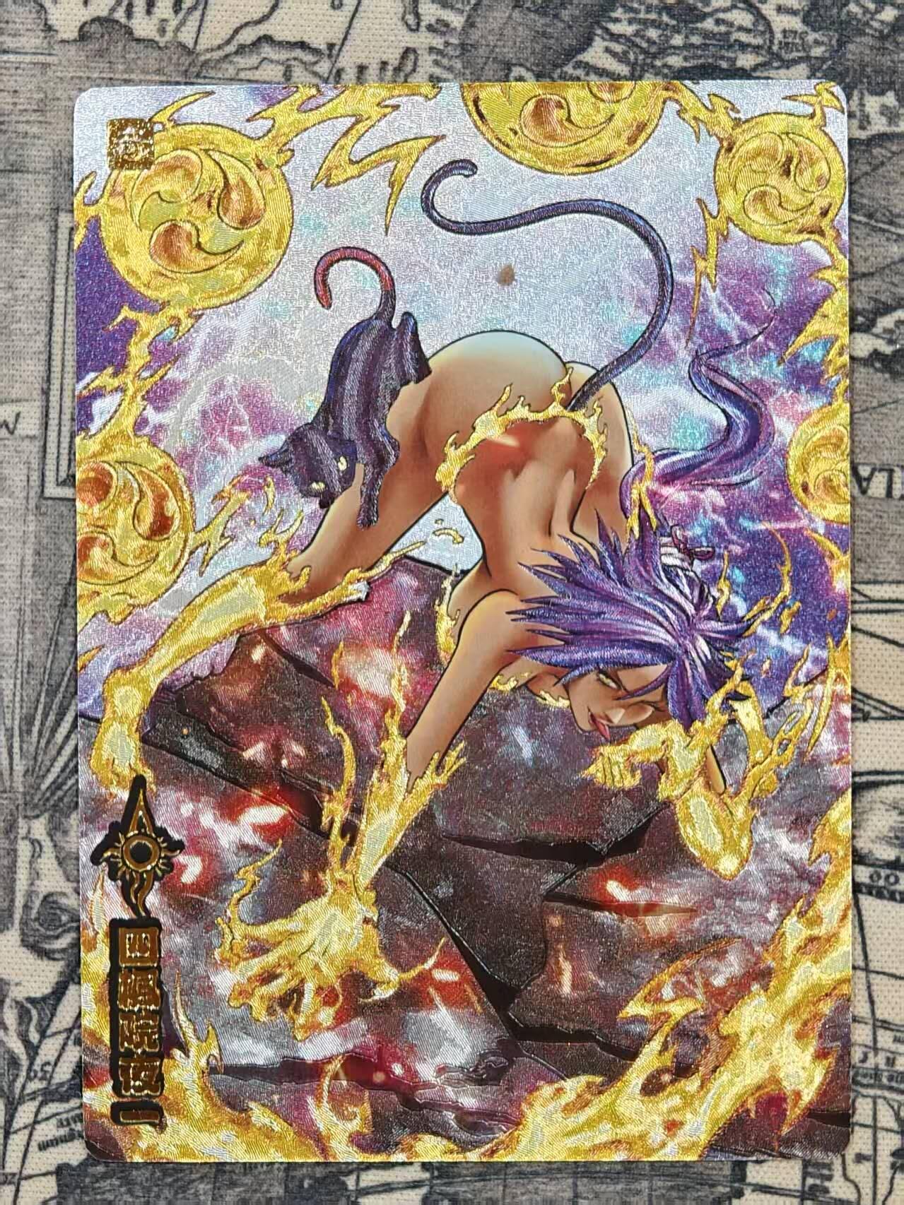 龙虎卡牌第37场 （无佣金，满120包邮，欢迎送拍） 粗闪卡 奇点 acg- 四枫院夜一