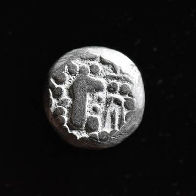 【良泉】第三十一期，5月1日晚结束，古希腊 古罗马 古波斯 丝绸之路古代钱币100组 - 公元8-13世纪【古吉拉特查拉健王朝】“印度-萨珊”式银币，5.41克