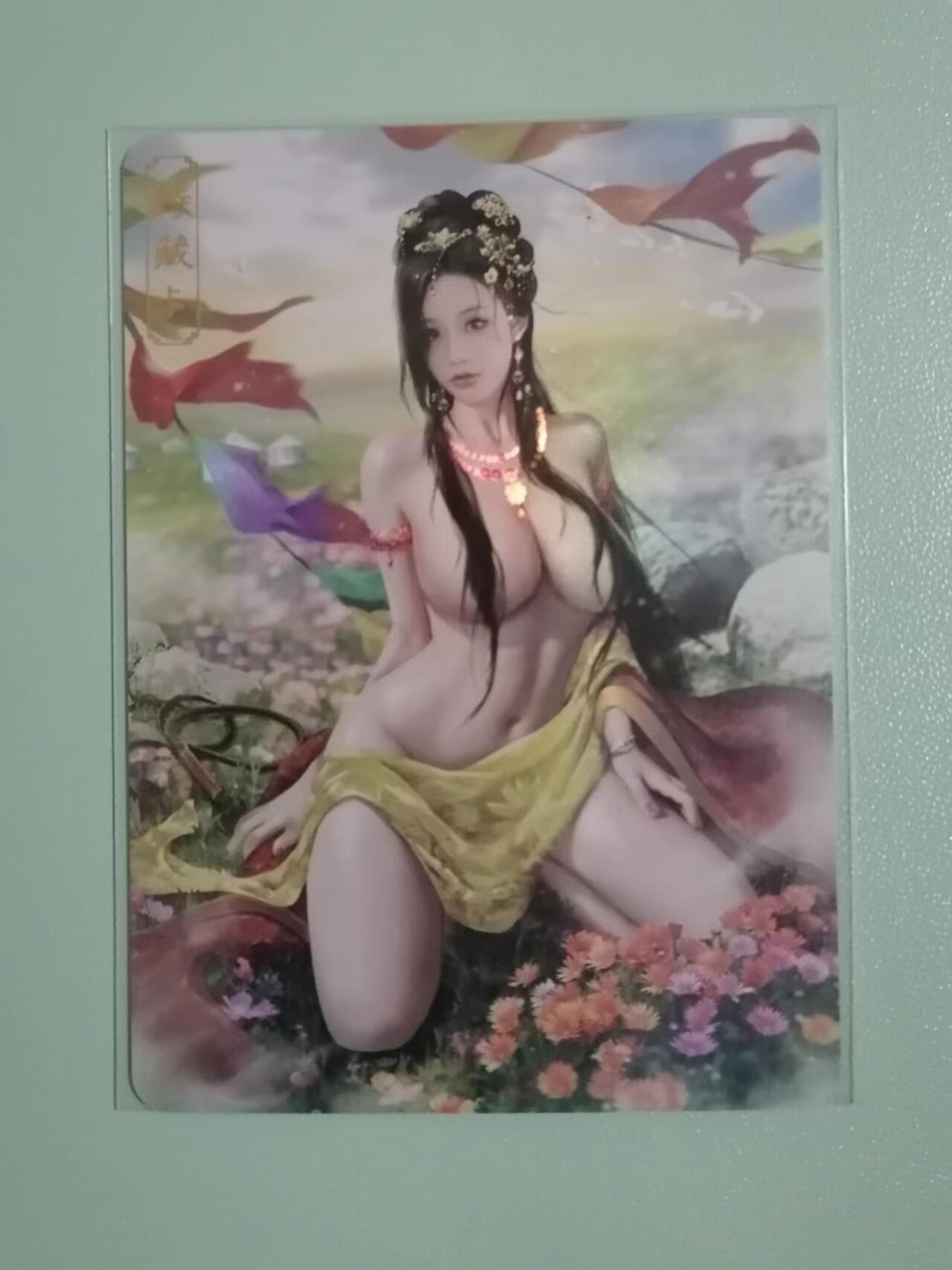 光影卡牌第9期，亲签卡，古风美女卡，各家套卡，持续收拍品 卡将卡牌绝代芳华，特藏卡1张，金彩工艺