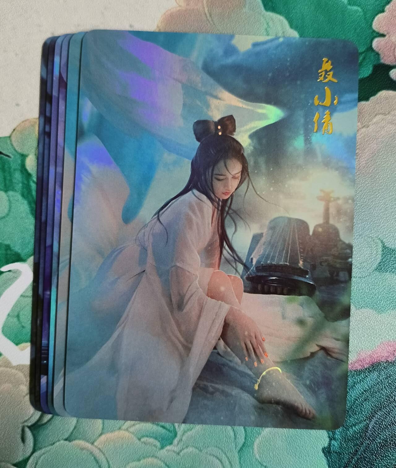 龙虎卡牌第叁壹场 （无佣金，满120元包邮，欢迎送拍） 彩闪6张 燎原-倩女幽魂（3个女角色 远近景各一对）