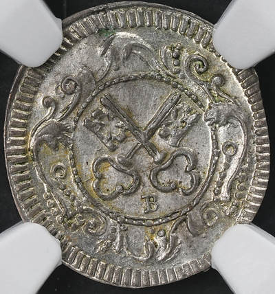修遠堂世界钱币第六十四期 - NGC MS64 1738-52年神罗治下德国雷根斯堡自由市1克鲁泽银币