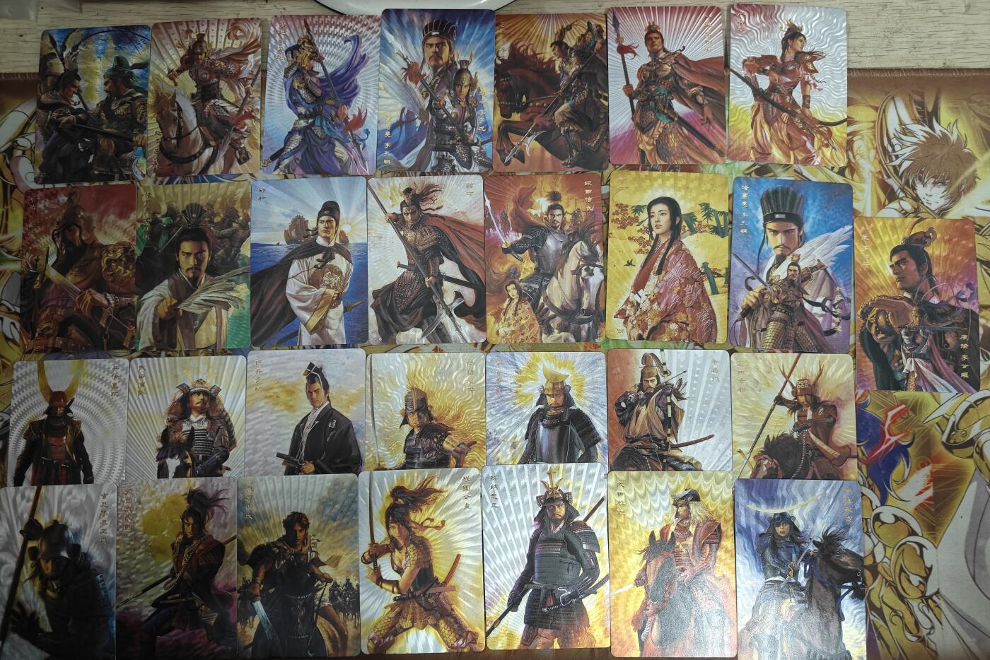 天玑星卡拍第八十期《千里黄河水滔滔》持续收拍收评中 满赠三娘需备注 人文之宝 鼓角争鸣 29张 粗闪 关羽吕布编号3977