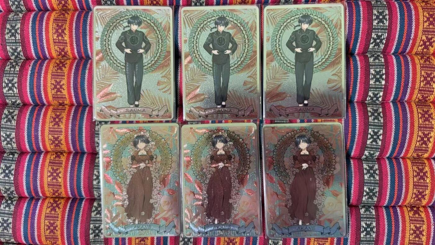 光影卡牌第9期，亲签卡，古风美女卡，各家套卡，持续收拍品 粗闪3宫共6张