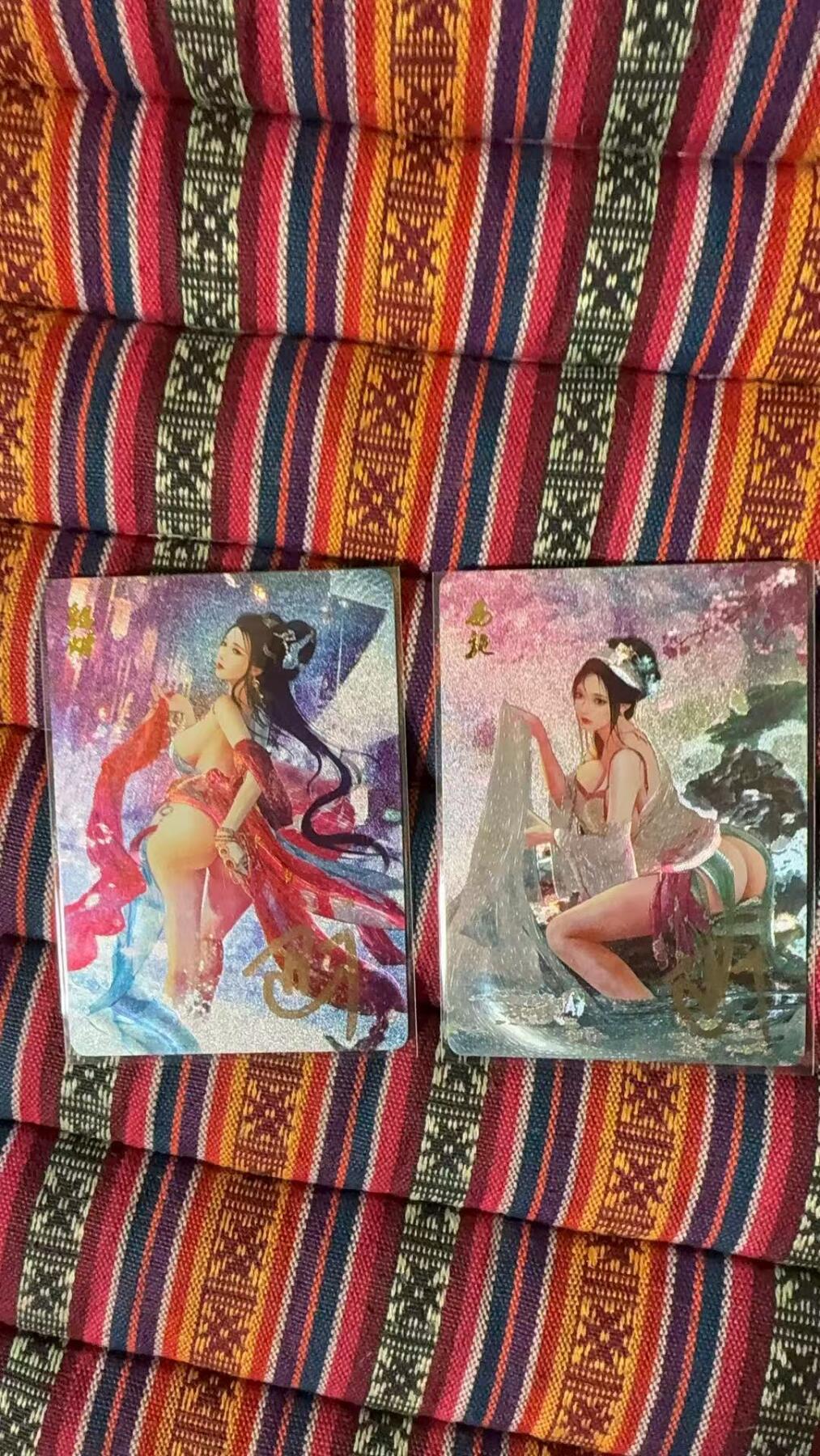 光影卡牌第9期，亲签卡，古风美女卡，各家套卡，持续收拍品