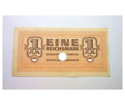 德国第三帝国1942年 展翅鹰1马克 好品 - 德国第三帝国1942年 展翅鹰1马克 好品