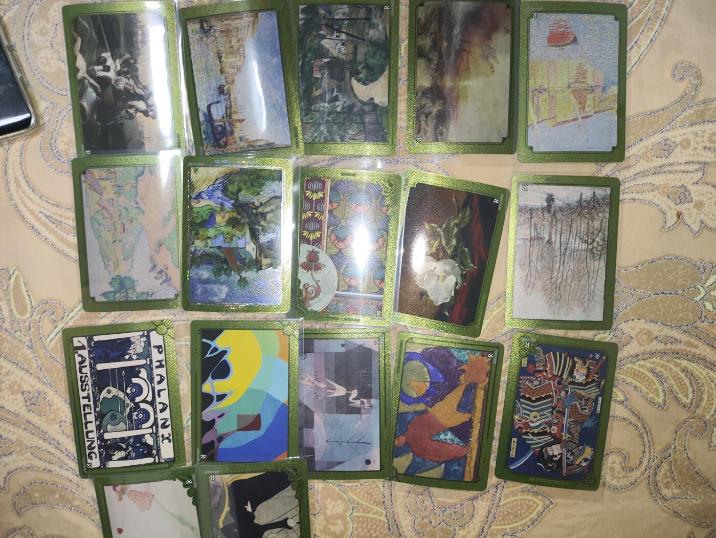 阳大大卡牌超级大甩拍第51期（周六晚上九点截拍，持续收拍品，进群福利早知道） 油画卡17张