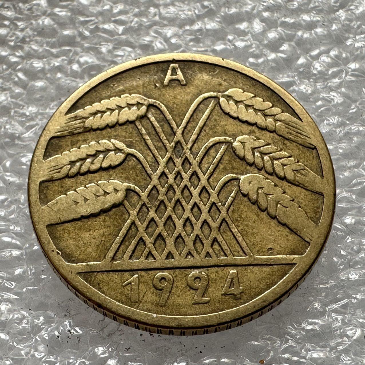 🌹外币初藏🌹🐯2025年第33场  每周二四六晚8️⃣点 接代拍 魏玛1924年1 0芬尼