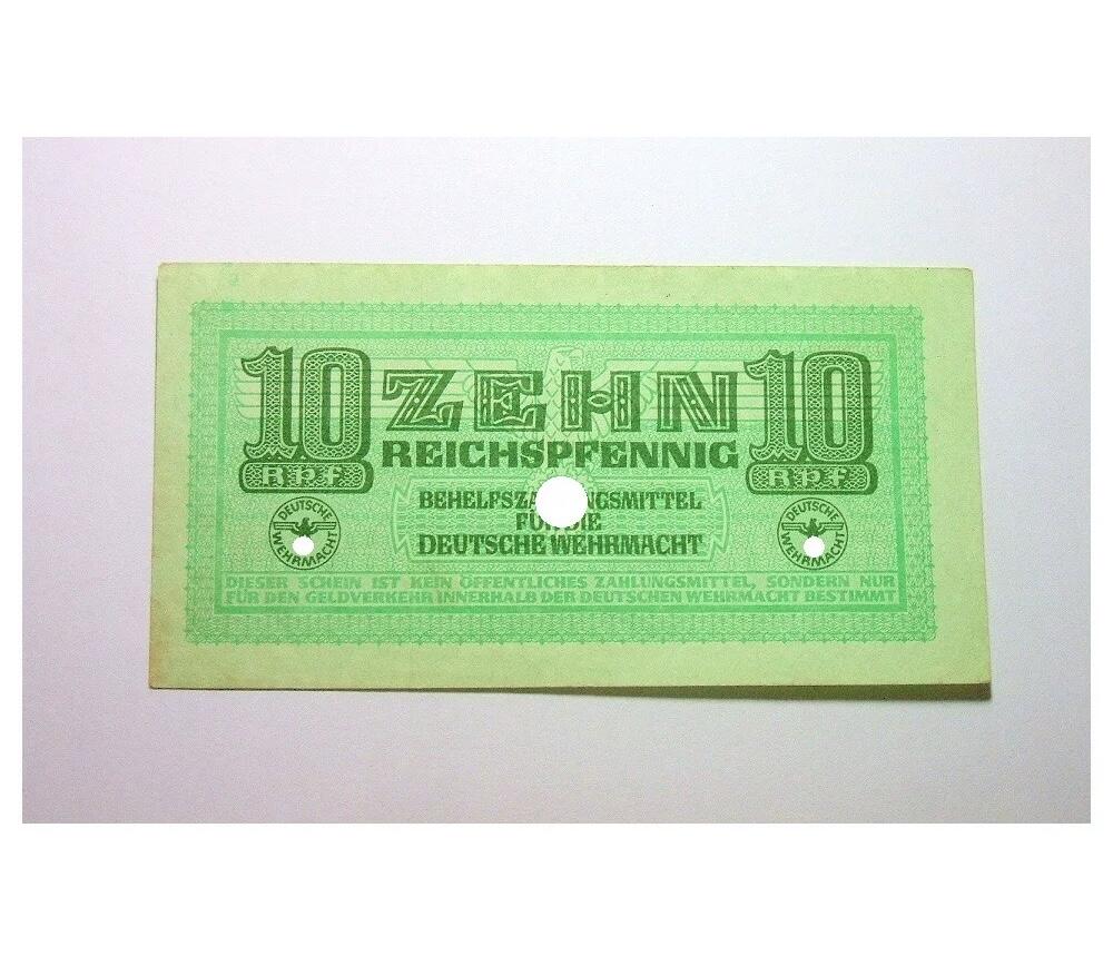 德国第三帝国1942年 展翅鹰10芬尼 爽品