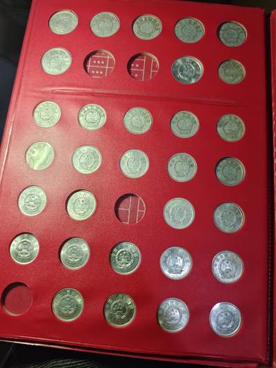 铝分币1955-1992年1分2分5分 大全套 铝分币1955-1992年1分2分5分 大全套