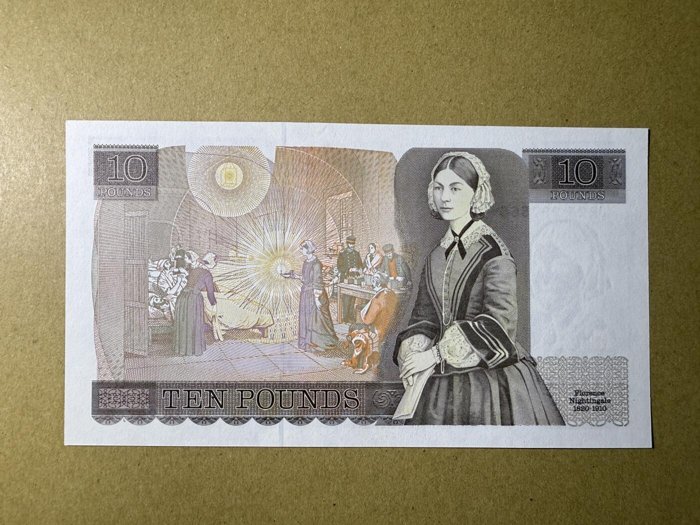 《艾美收藏》第194期-周六外币荟萃畅拍场 英格兰10镑 UNC D序列 无4双尾
