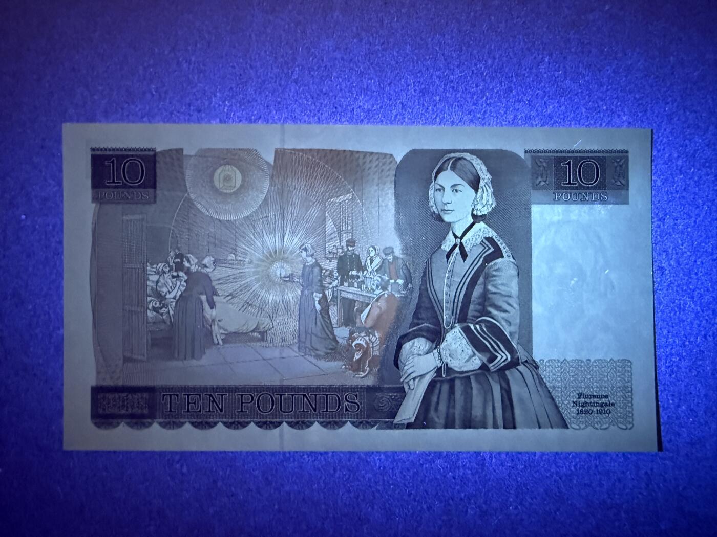 《艾美收藏》第194期-周六外币荟萃畅拍场 英格兰10镑 UNC D序列 无4双尾