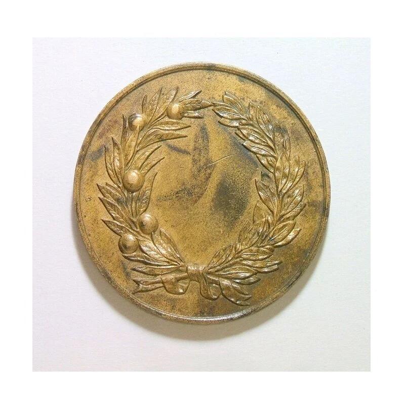 法国1900年前后 德塞雷斯高浮雕精制大铜章 40MM