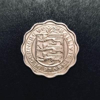 半桥——第九期，世界货币拍卖，H组 - 根西岛三便士