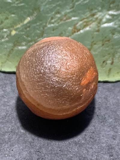 精美高玉化川料南红玛瑙明料珠坯料一颗 - 精美高玉化川料南红玛瑙明料珠坯料一颗