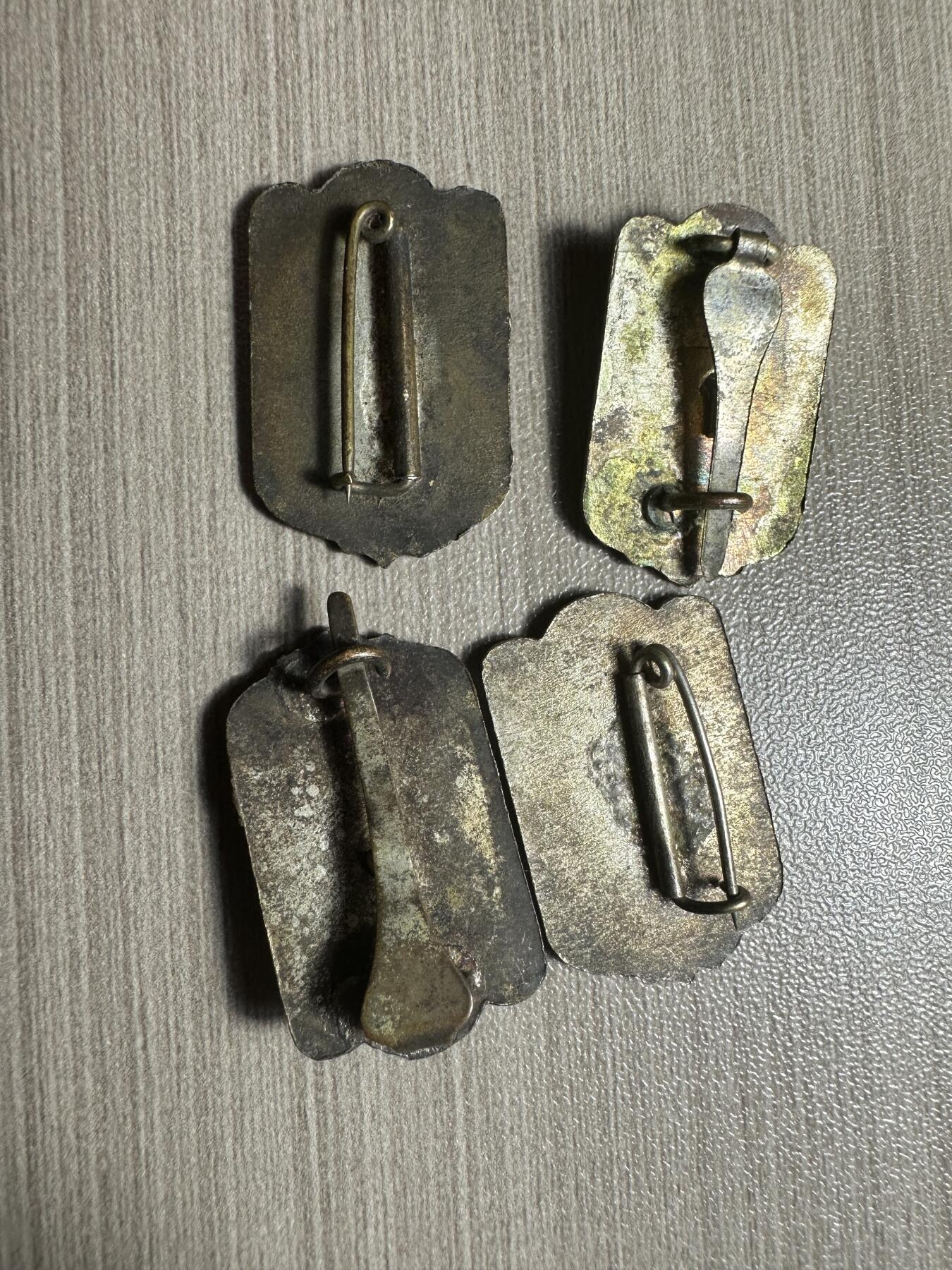 无佣金，章，世界钱币 章四枚
