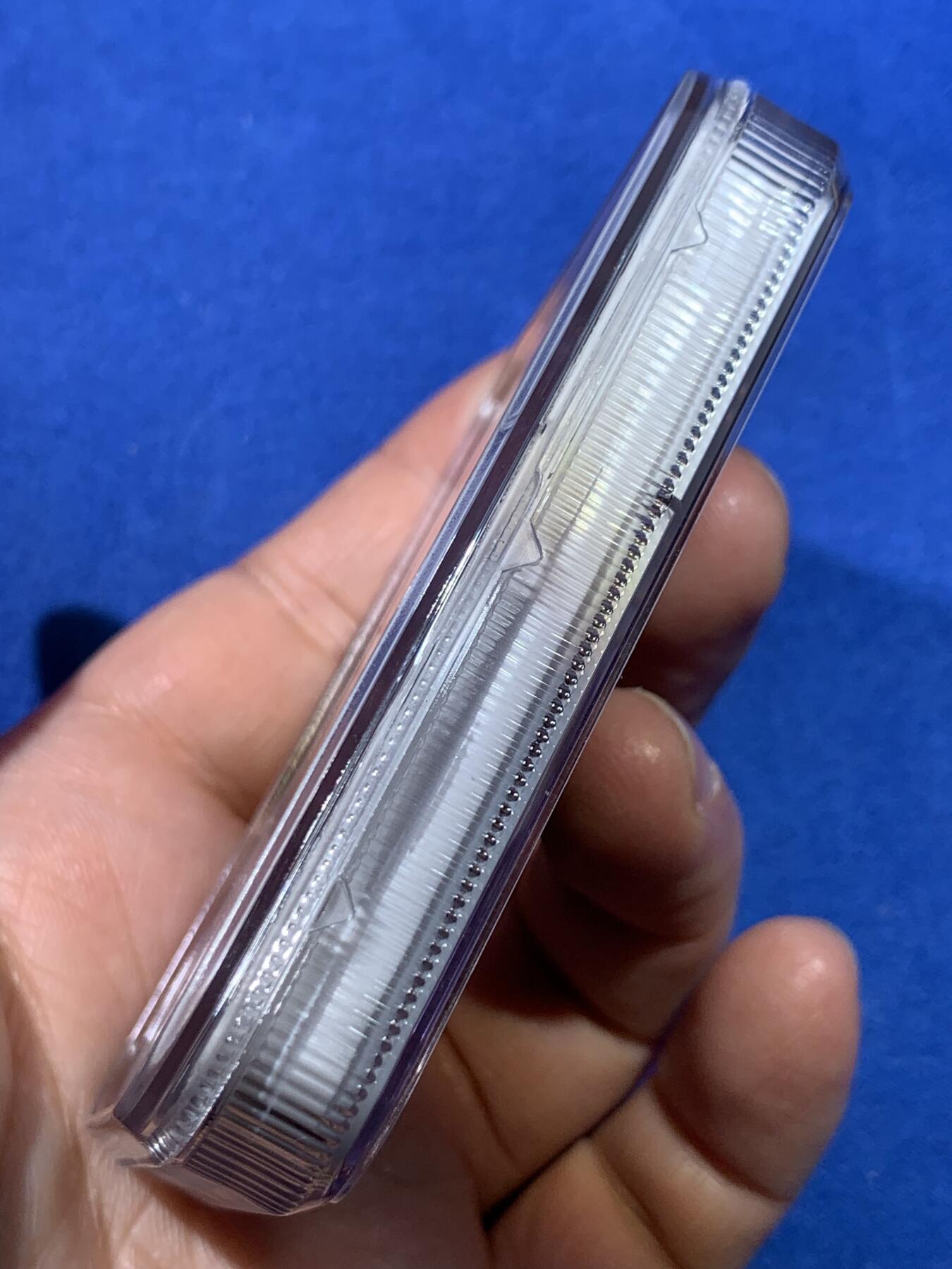 《竞宝斋》第370场 周日，周一 2场连拍 （全场包邮） NGC MS62 梵蒂冈1893年里奥十三世主教祝圣纪念银章，高浮雕，加厚盒装。