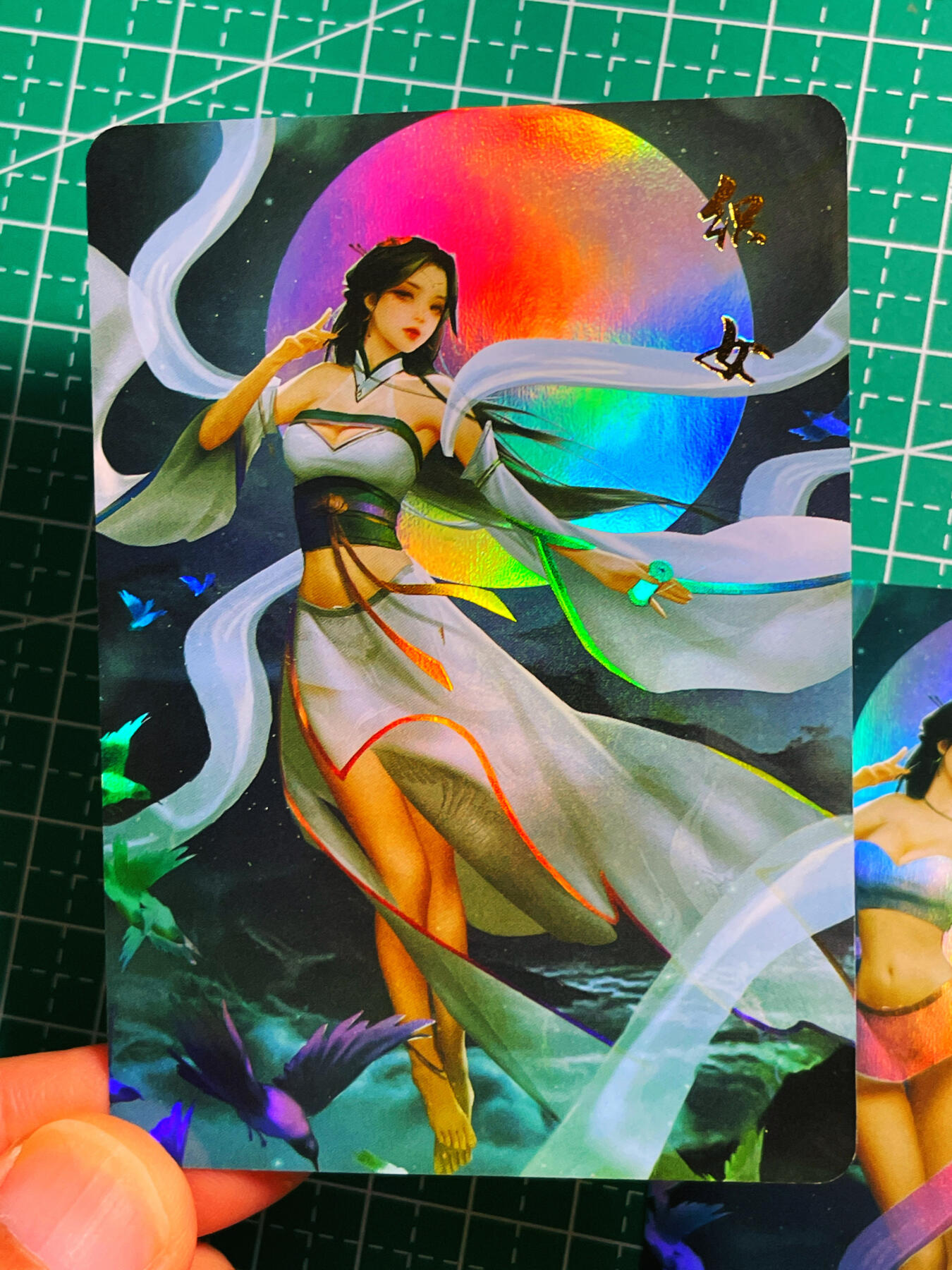 显眼宝第十期 私人收藏拍卖 神话传说女仙篇  织女 2渐变 金彩工艺 大卡尺寸