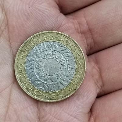 PCAI钱币7-310 钱币证章小专场 2英镑