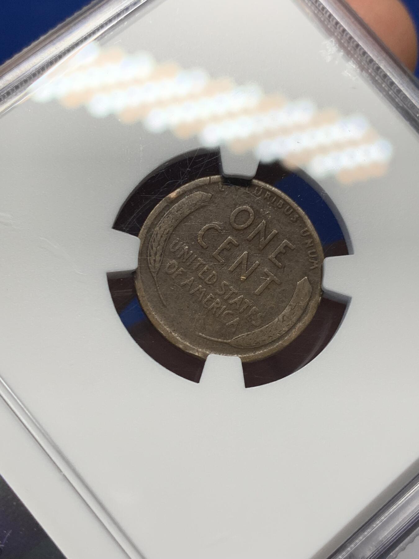 《竞宝斋》第370场 周日，周一 2场连拍 （全场包邮） NGC VF20BN 美国1909年林肯1分铜币，林肯美分首年份，稀有品种，充分流通有分难得。