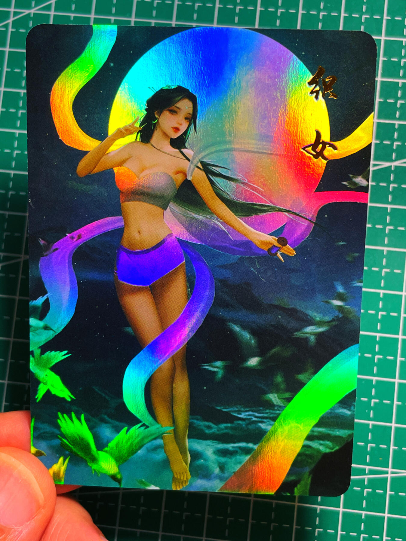 显眼宝第十期 私人收藏拍卖 神话传说女仙篇  织女 2渐变 金彩工艺 大卡尺寸