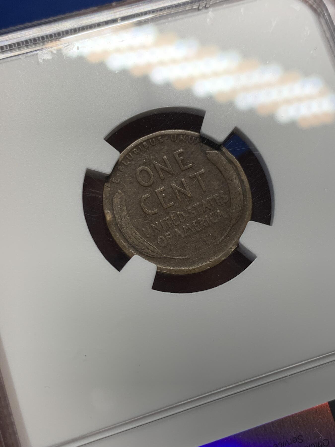 《竞宝斋》第370场 周日，周一 2场连拍 （全场包邮） NGC VF20BN 美国1909年林肯1分铜币，林肯美分首年份，稀有品种，充分流通有分难得。