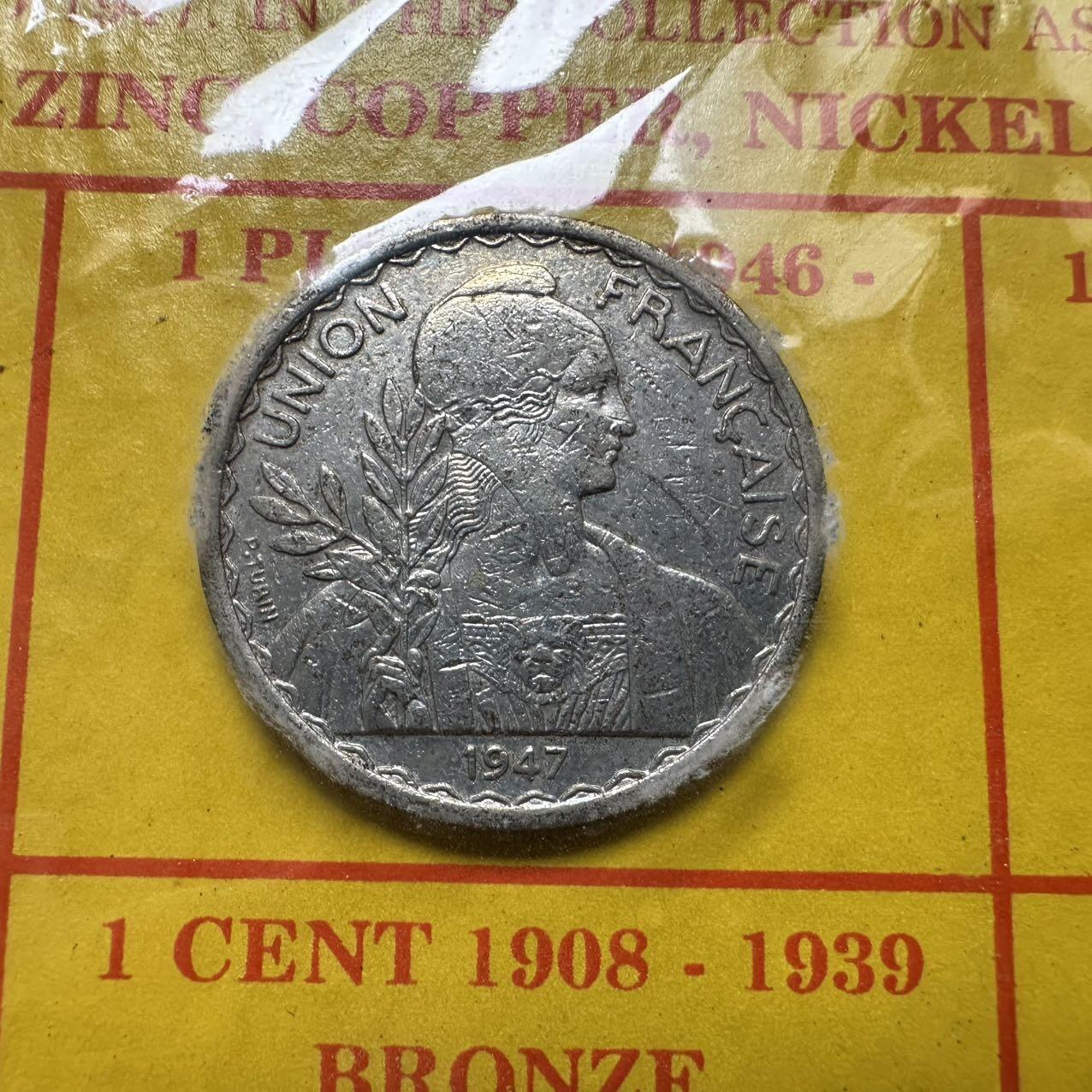 🌹外币初藏🌹🐯2025年第35场  每周二四六晚8️⃣点 接代拍 法属印度支那 越南 钱币收藏册 收录多枚好品