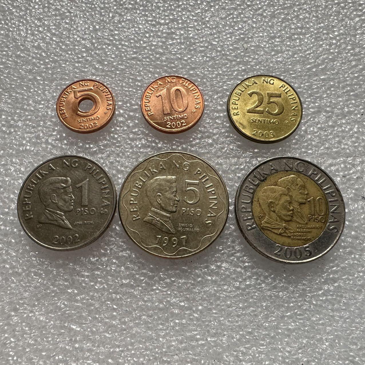 🌹外币初藏🌹🐯2025年第35场  每周二四六晚8️⃣点 接代拍 菲律宾六枚套