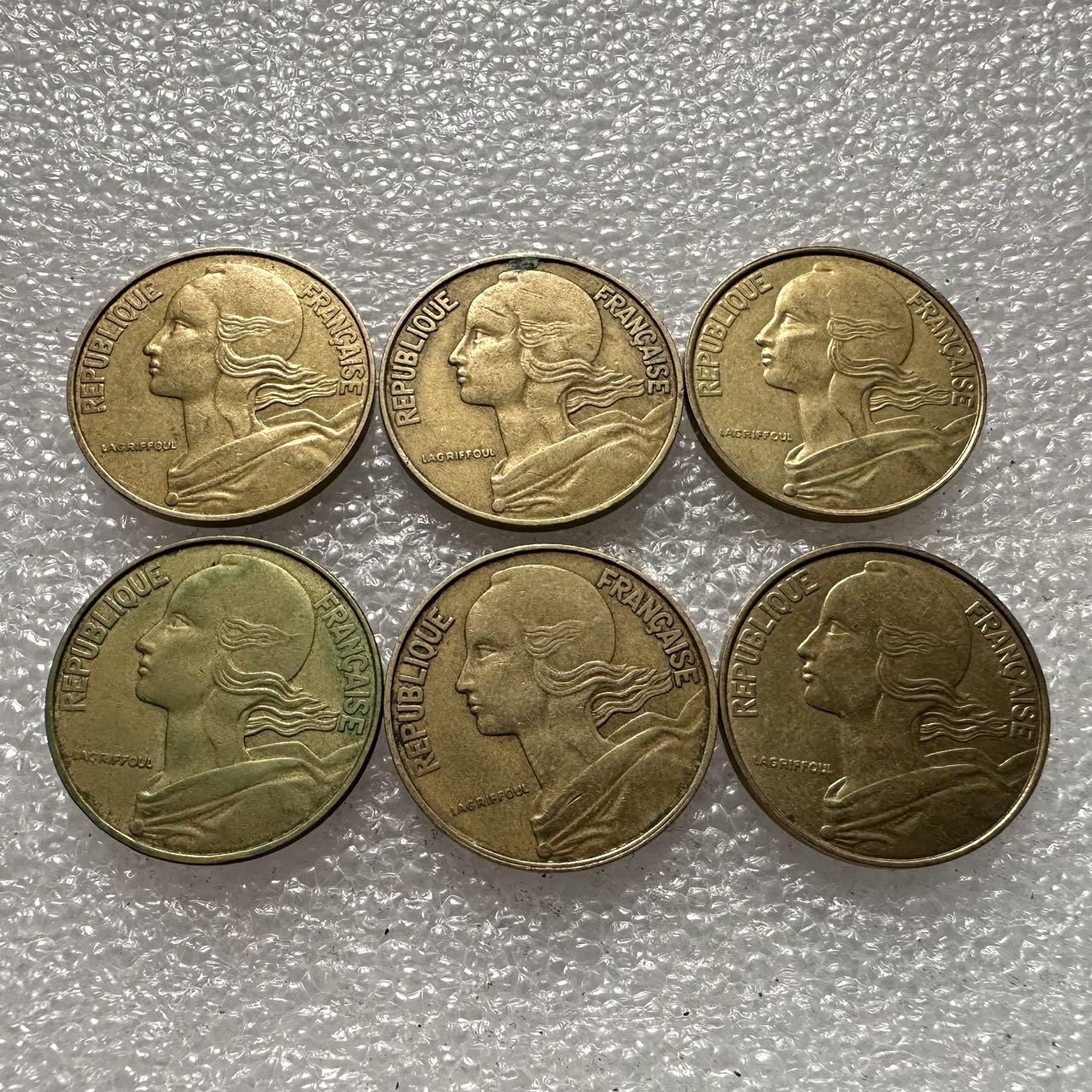 🌹外币初藏🌹🐯2025年第35场  每周二四六晚8️⃣点 接代拍 法国20分六枚