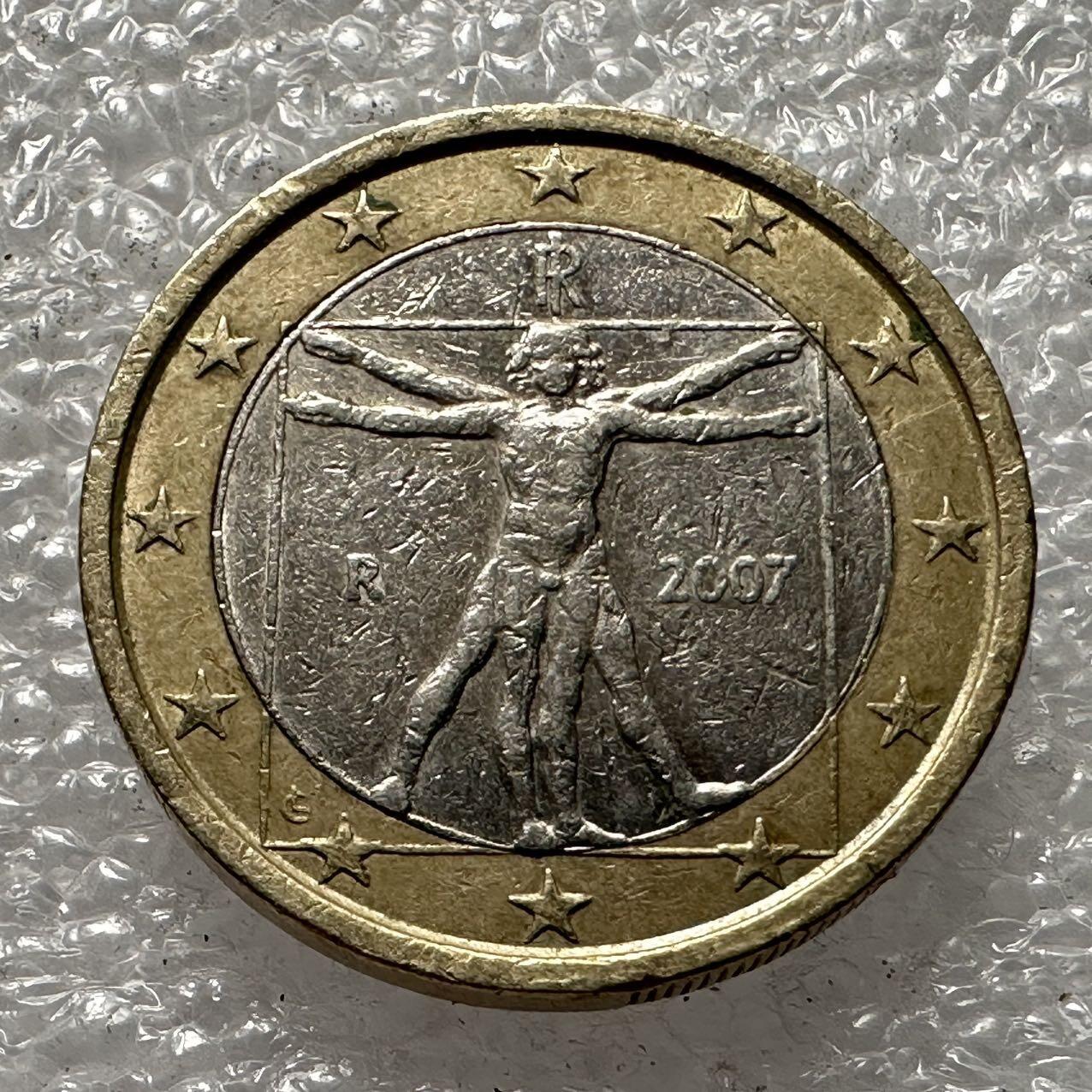 🌹外币初藏🌹🐯2025年第35场  每周二四六晚8️⃣点 接代拍 意大利2007年一欧元
