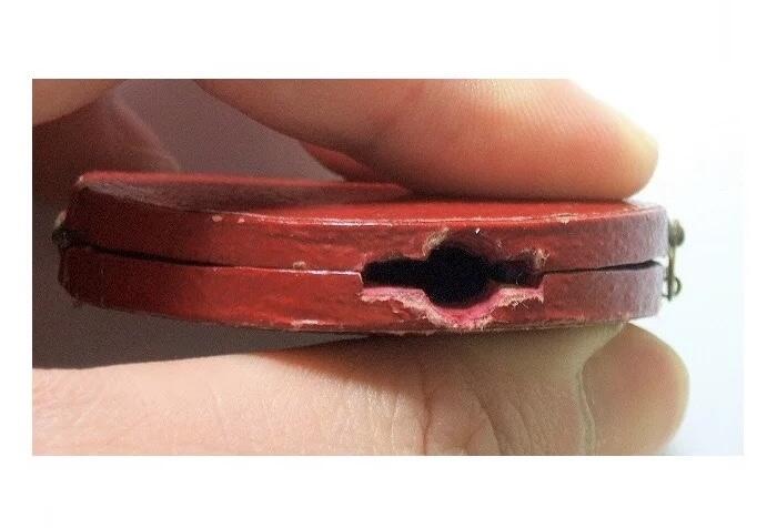 【银】法国1900年前后 女神玛丽安娜高浮雕精制大镀金银章 带原盒 42MM  37克