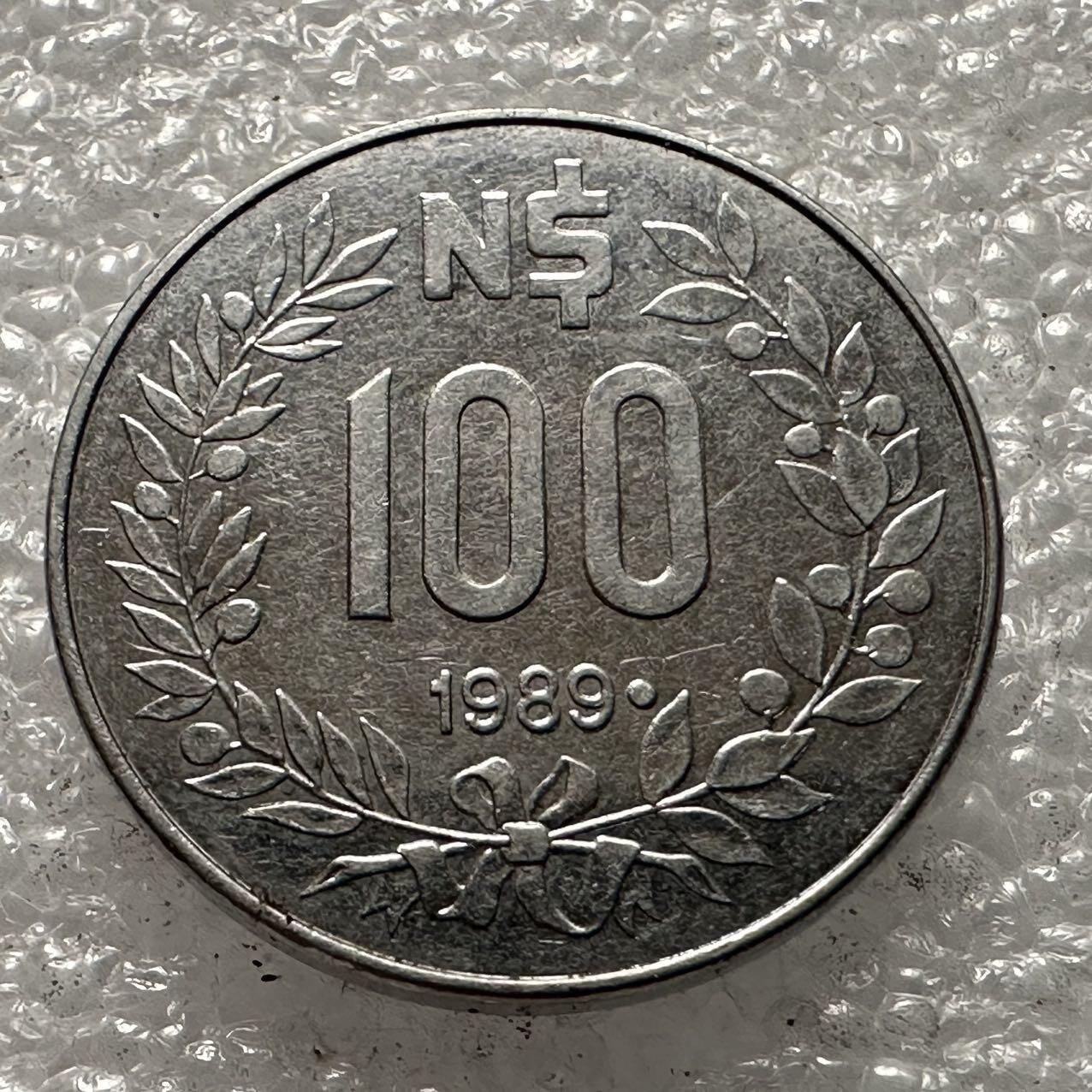 🌹外币初藏🌹🐯2025年第35场  每周二四六晚8️⃣点 接代拍 乌拉圭1989年100比索