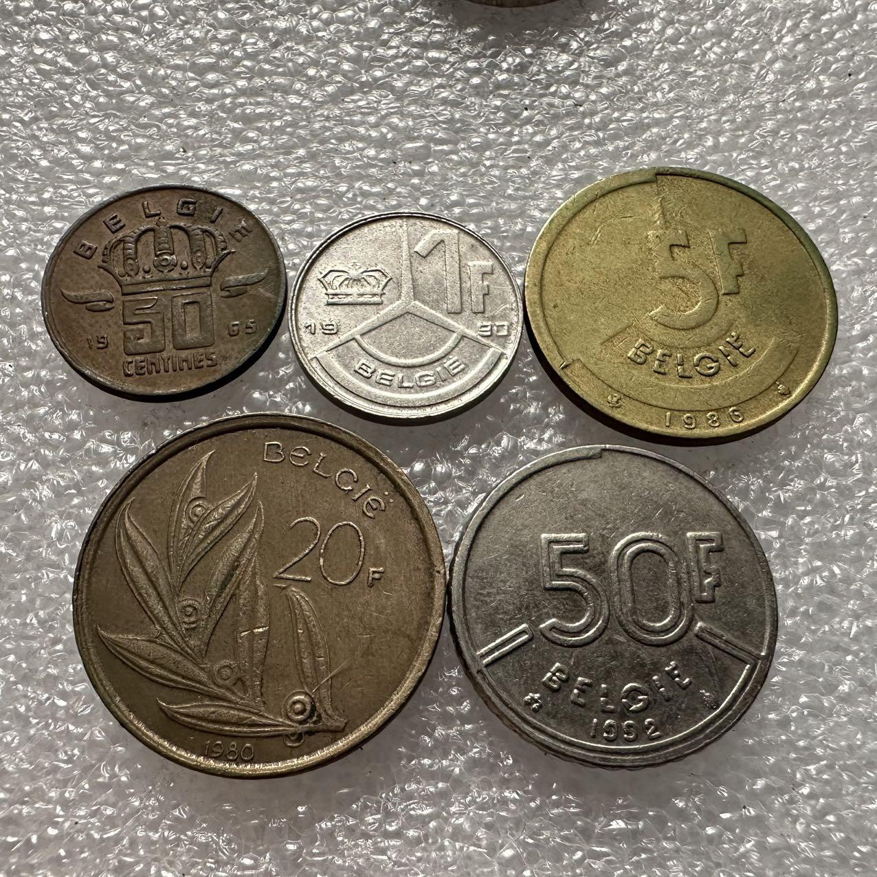 🌹外币初藏🌹🐯2025年第35场  每周二四六晚8️⃣点 接代拍 比利时五枚