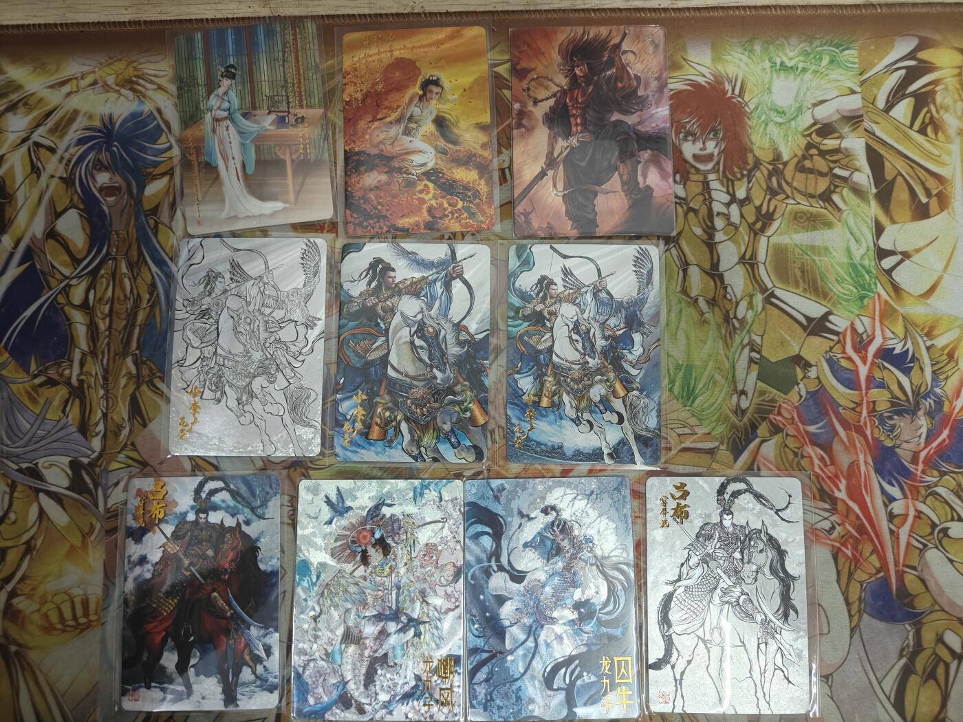 天玑星卡拍第八十期《千里黄河水滔滔》持续收拍收评中 满赠三娘需备注 卡德曼等各家 三国 水浒 神话 散卡 10张